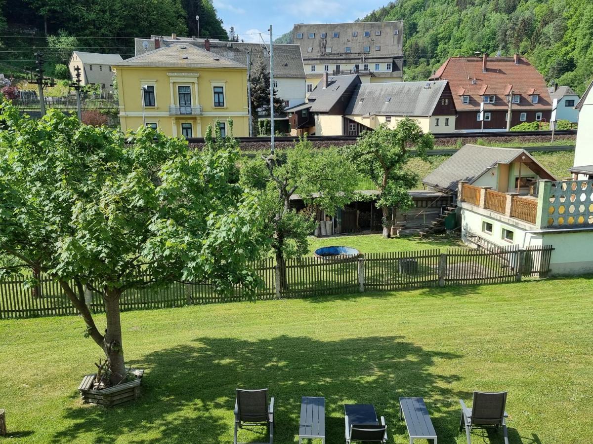 Ferienappartements Elbaussicht - Krippen Bad Schandau Exterior foto