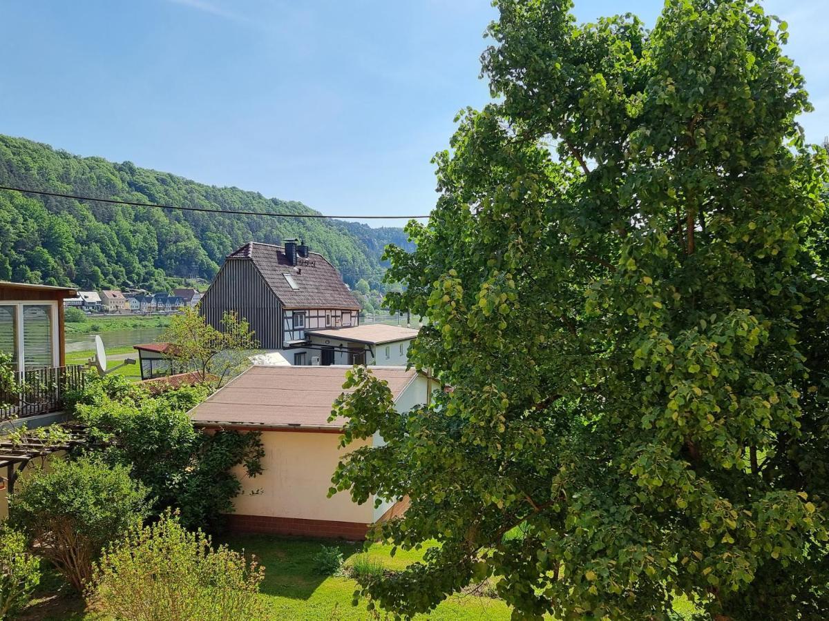 Ferienappartements Elbaussicht - Krippen Bad Schandau Exterior foto