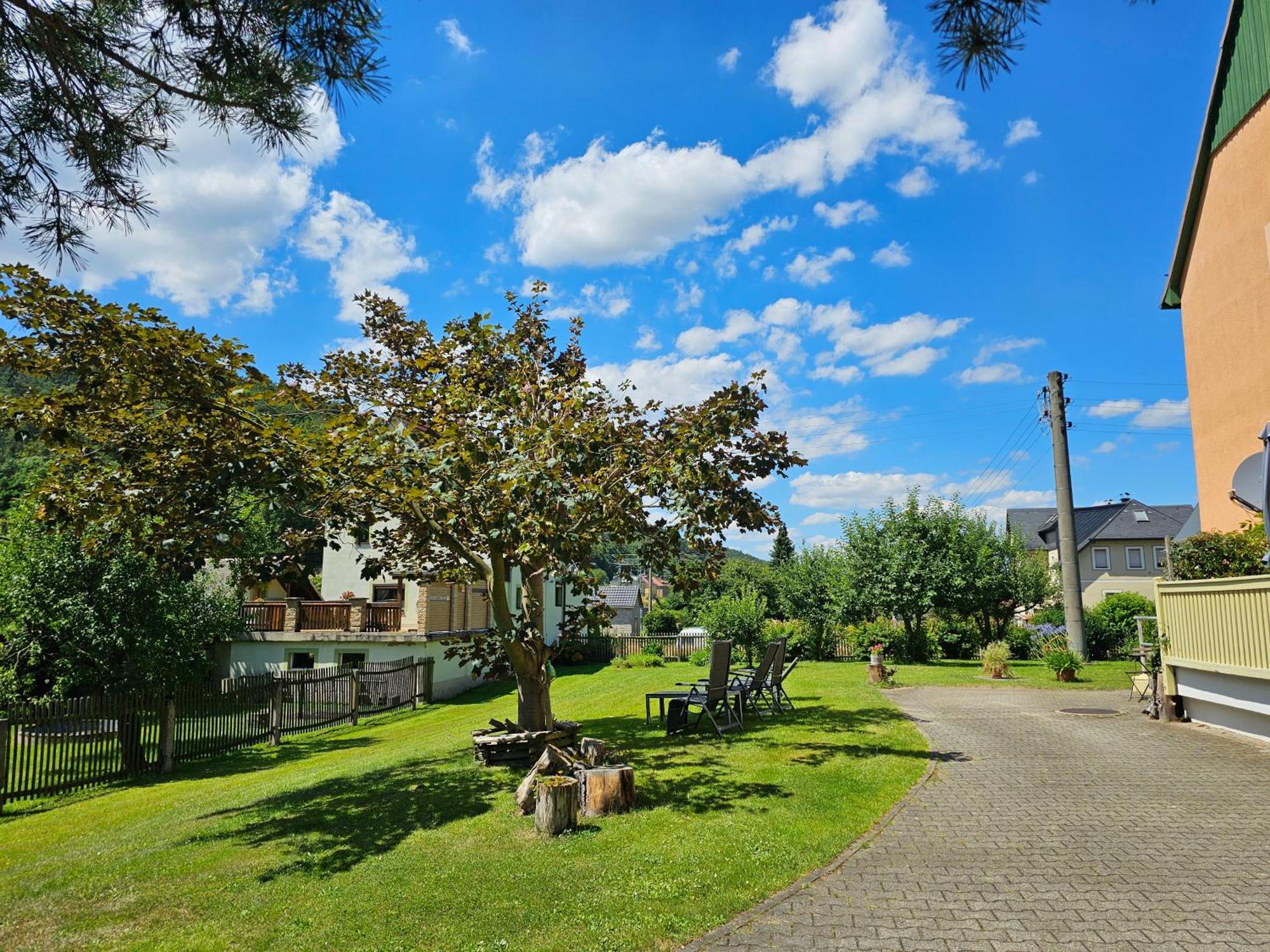 Ferienappartements Elbaussicht - Krippen Bad Schandau Exterior foto