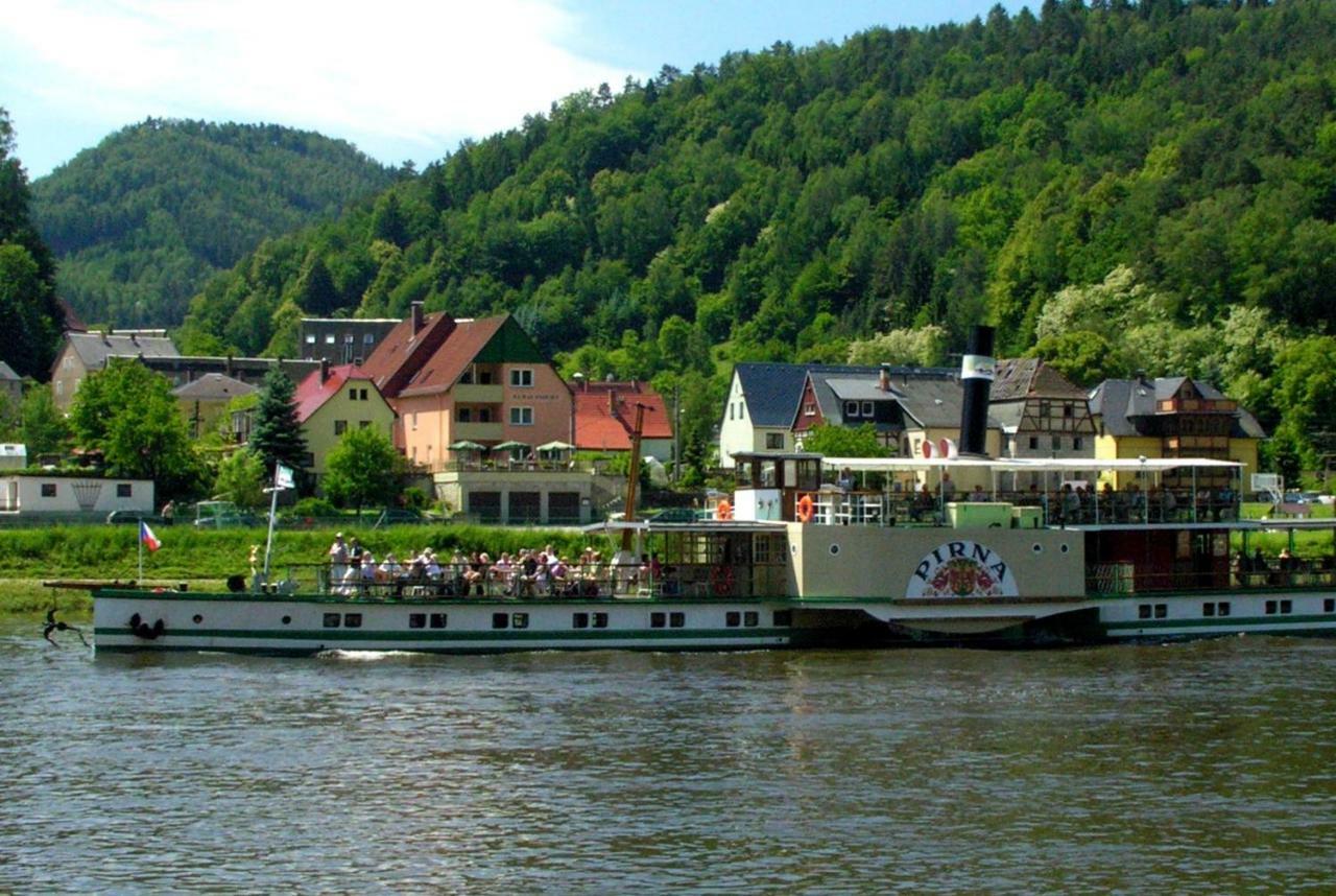 Ferienappartements Elbaussicht - Krippen Bad Schandau Exterior foto