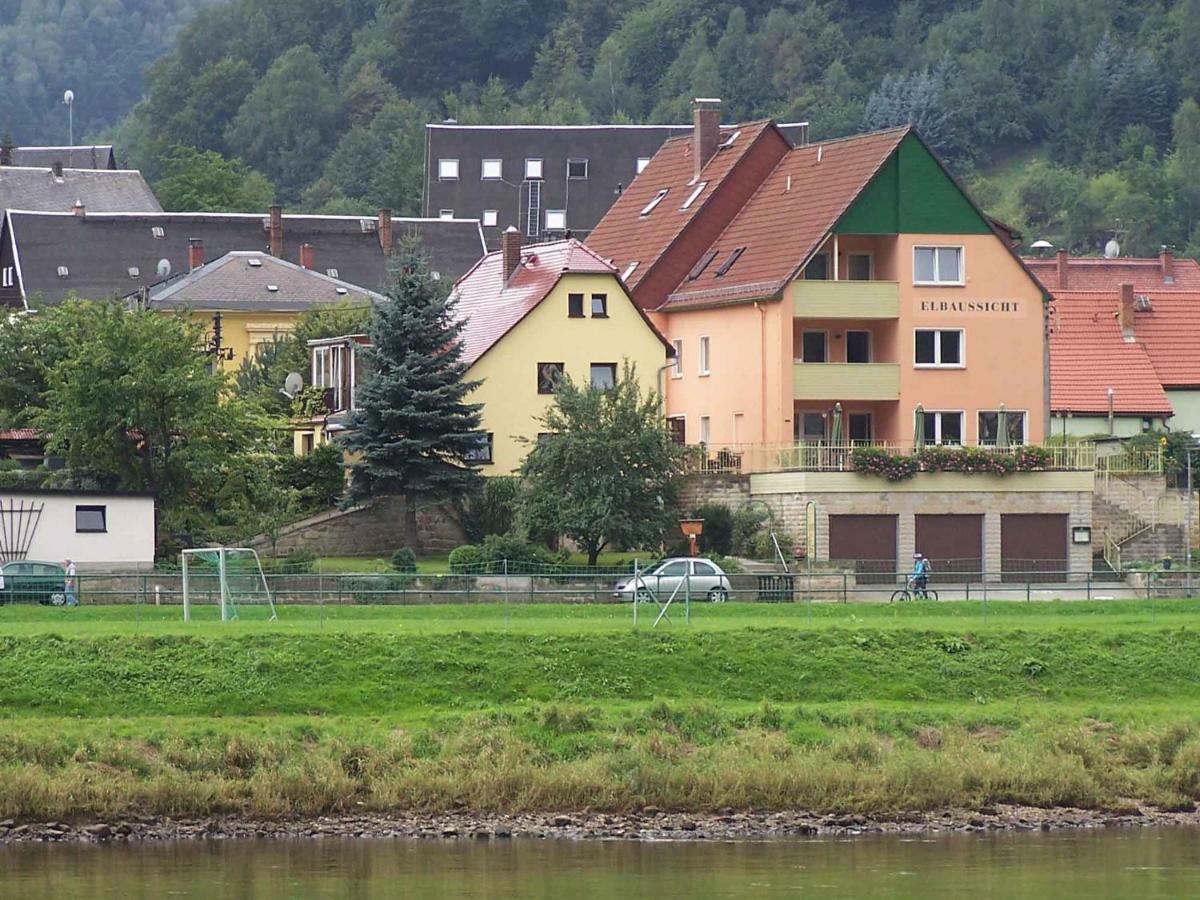 Ferienappartements Elbaussicht - Krippen Bad Schandau Exterior foto