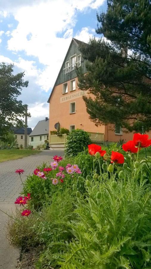 Ferienappartements Elbaussicht - Krippen Bad Schandau Exterior foto